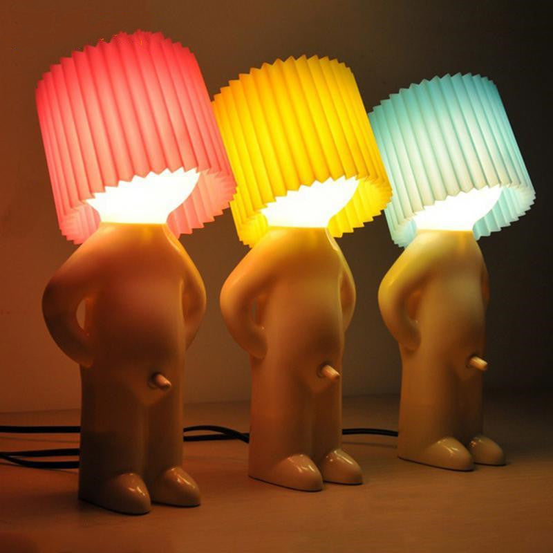 Shy Boy Reading Lamp