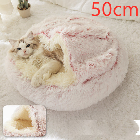 Pet Winter Bed Round